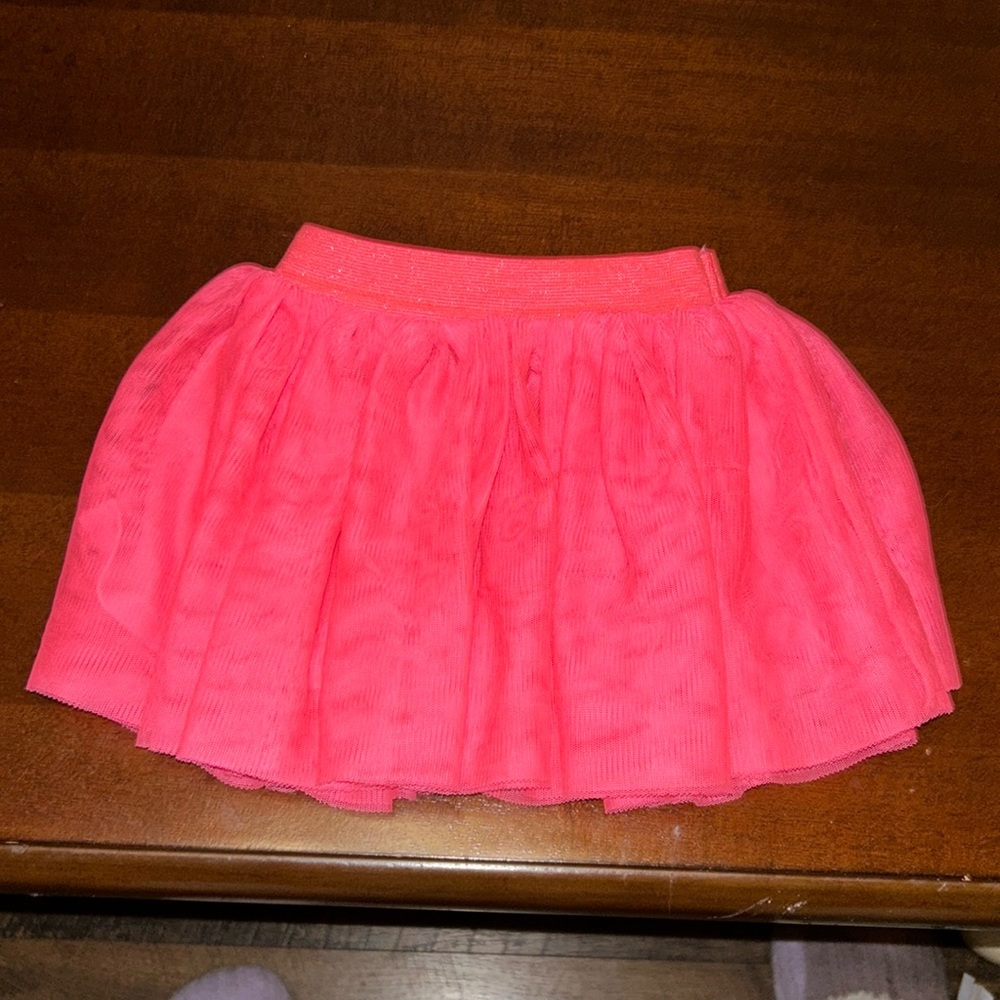 Cat and Jack pink tulle tutu skirt. Sz. 12 months. EUC